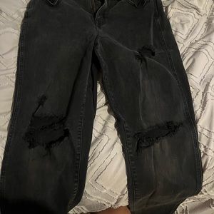 Maurice’s black ripped skinny jeans